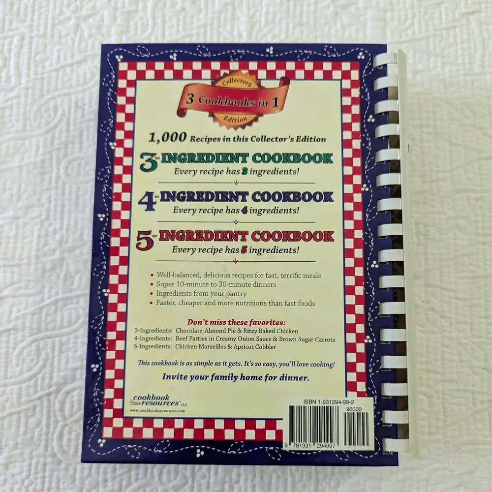 Essential 3-5 Ingredient Cookbook‎ Collection 2005